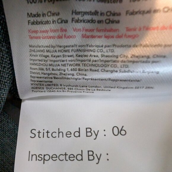 Deconovo Curtain Panel Set of 2 Teal 42"W x 84"H Ring Eyelet - Picture 9 of 10